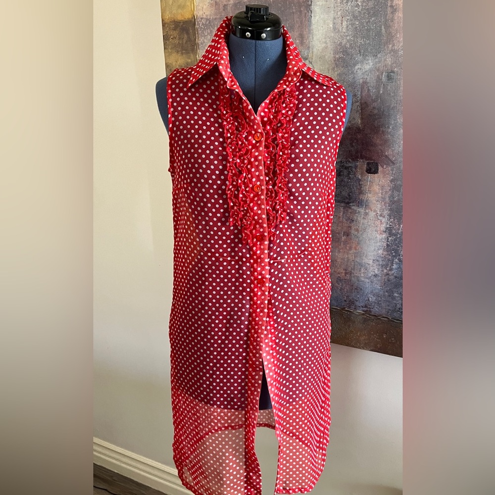 Polka Dot Duster/Cover Up